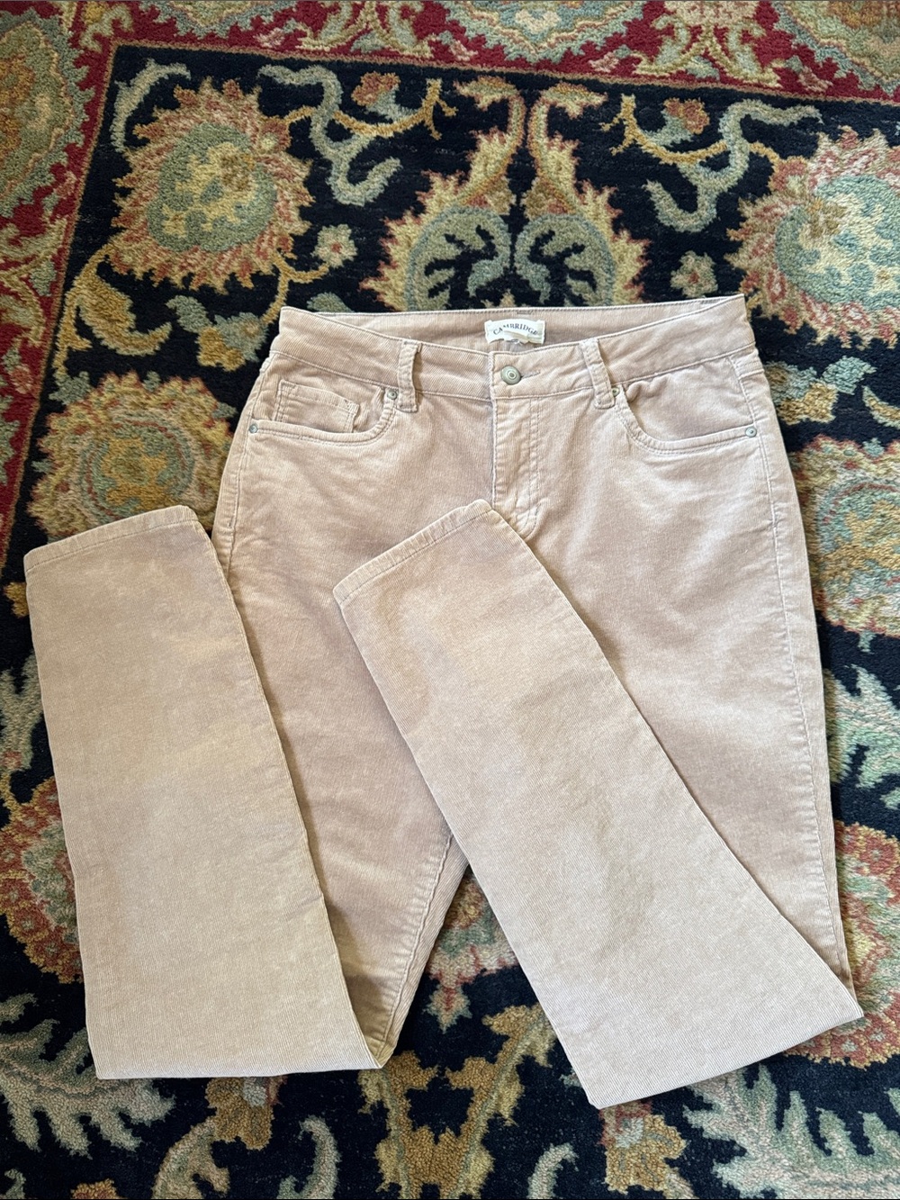 Cambridge Dry Goods Women’s Tan Corduroy Jeans Size 10
